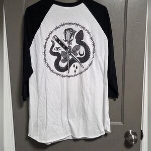 Black Hope Curse Raglan T-shirt XL